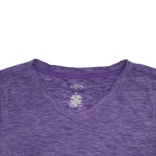 Womens Purple St Johns Bay Crewneck Jumper