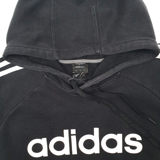 Mens Black Adidas Hoodie Jumper