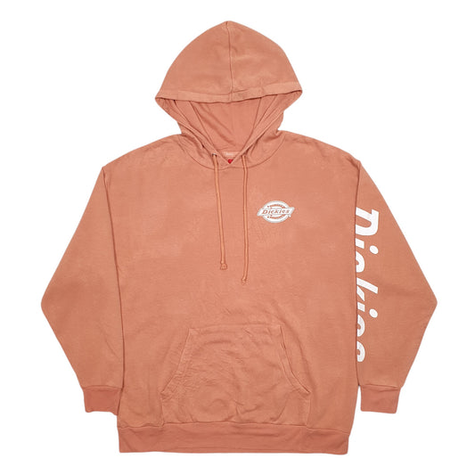 Mens Tan Dickies Spellout Hoodie Jumper