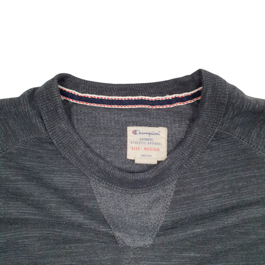 Mens Grey Champion Crewneck Jumper