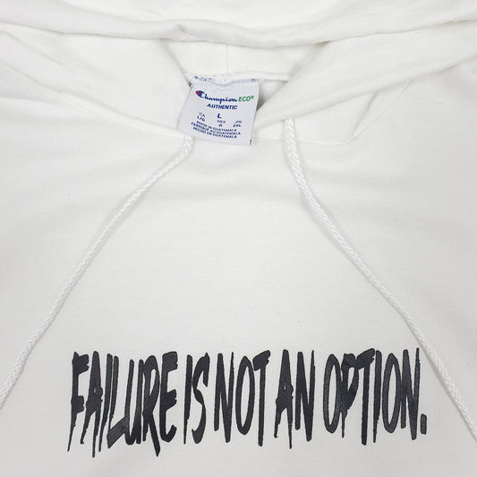 Mens White Champion Hoodie Jumper