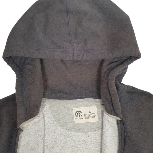 Mens Grey Champion Hoodie Jumper