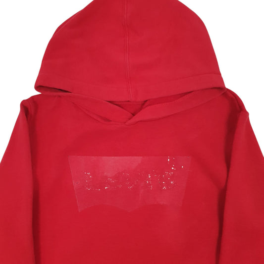 Womens Red Levis Hoodie Jumper