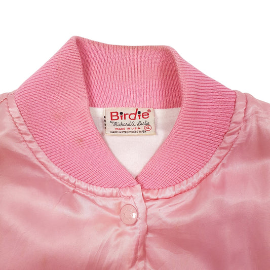 Womens Pink Birdie Vintage By Richard A Leslie Made In USA Dance Design Coat