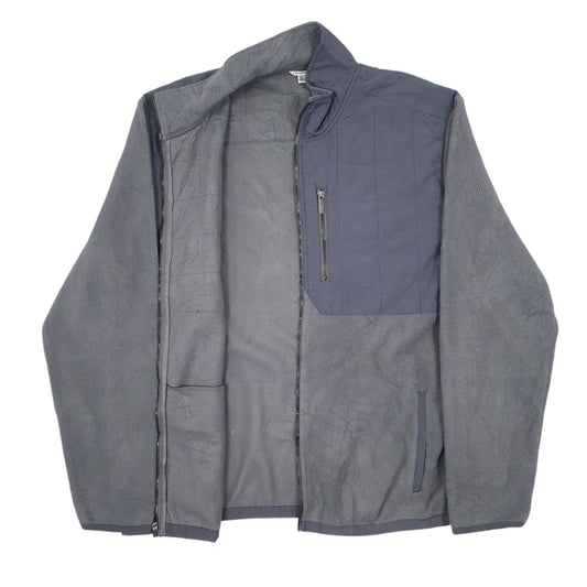 Mens Grey Calvin Klein Full Zip Jumper