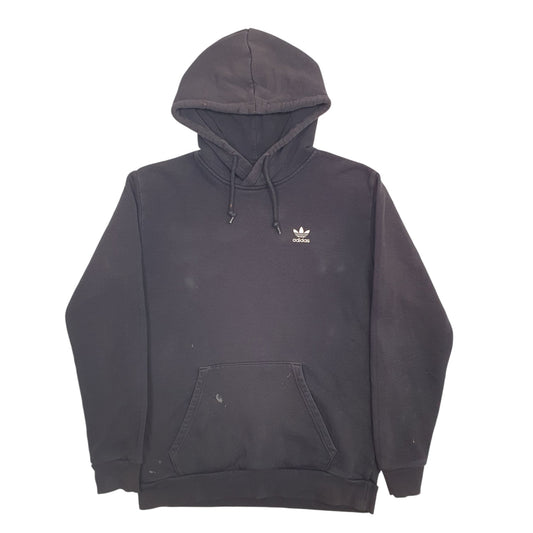 Mens Black Adidas Hoodie Jumper