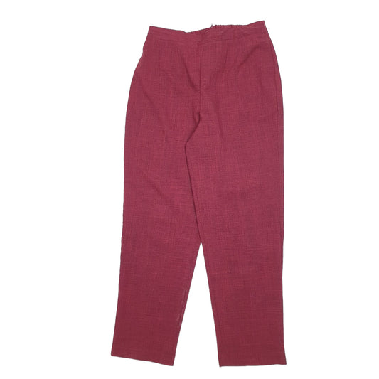 Womens Burgundy Unbranded Chino Trousers
