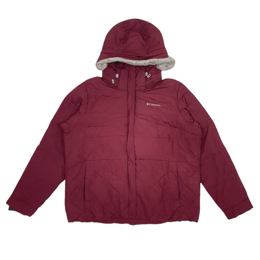 Womens Burgundy Columbia Sportswear Company Coat