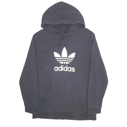 Mens Black Adidas Hoodie Jumper