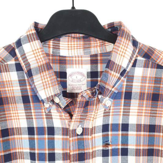 Mens White Brooks Brothers Long Sleeve Shirt