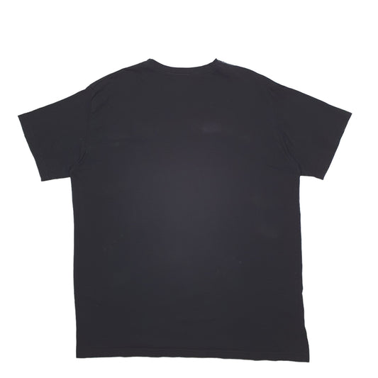 Mens Black Adidas Vintage Short Sleeve T Shirt