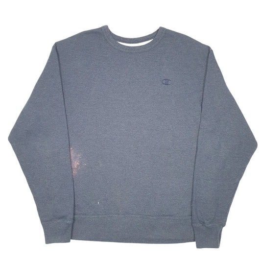 Mens Navy Champion Crewneck Jumper