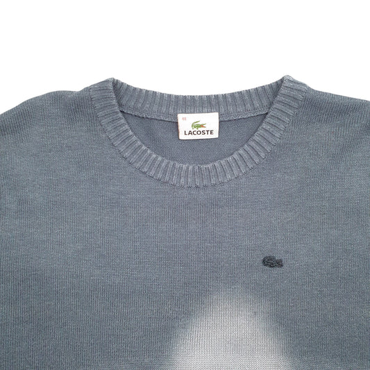 Womens Grey Lacoste Crewneck Jumper