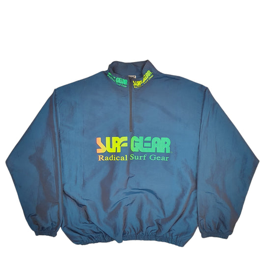 Mens Blue Wise Guy Radical Surf Gear Coat