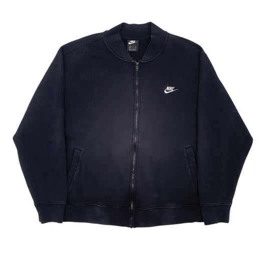 Mens Black Nike Full Zip Jumper