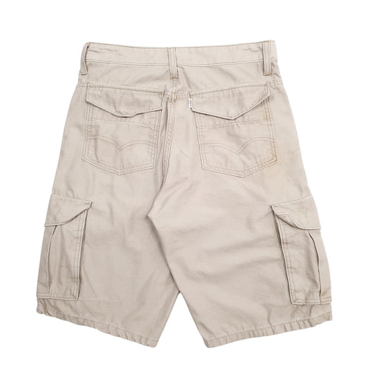 Mens Beige Levis Cargo Shorts