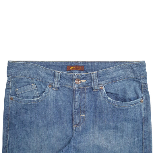 Womens Blue Lee Low Waist JeansW34 L29