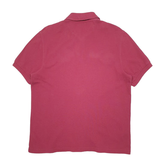 Mens Burgundy Fred Perry Short Sleeve Polo Shirt