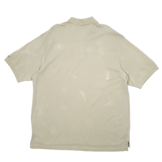 Mens Khaki Izod Short Sleeve Polo Shirt