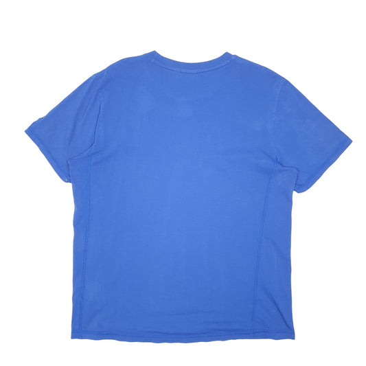 Mens Blue Puma Short Sleeve T Shirt