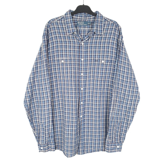 Mens Blue Polo Ralph Lauren Blend Long Sleeve Shirt