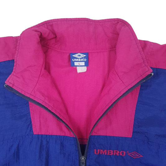 Mens Blue Umbro Made In USA Vintage 90s Coat