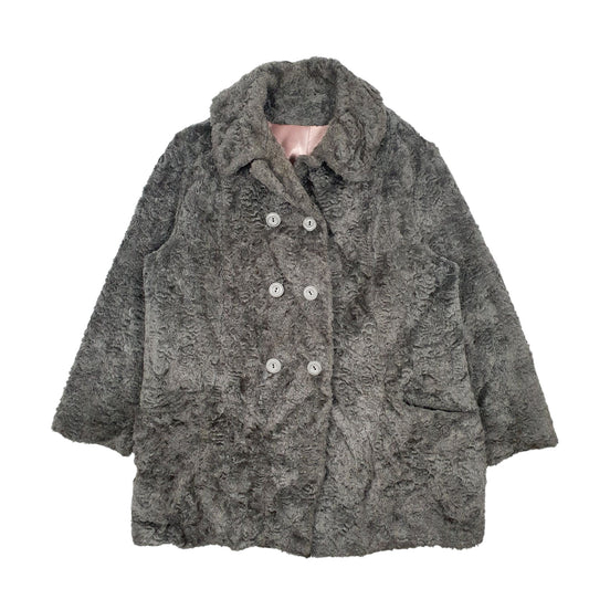 Womens Grey Unbranded Vintage Coat