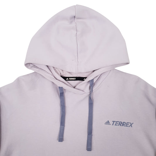 Mens Purple Adidas Hoodie Jumper