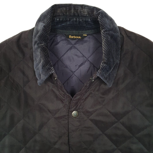 Mens Navy Barbour Coat