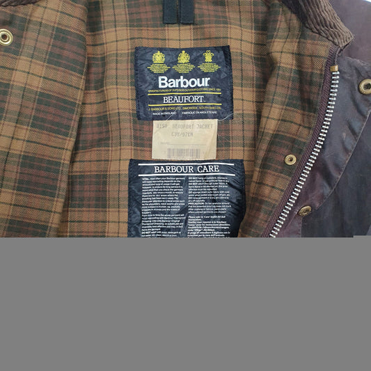 Mens Brown Barbour Beaufort A190 Coat