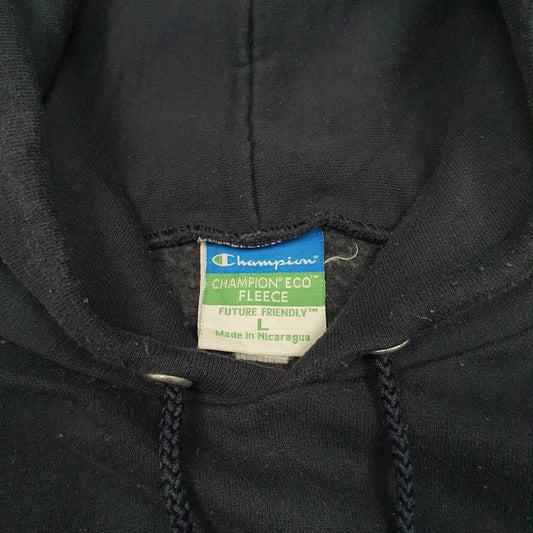 Mens Navy Champion San Francisco Waldorf High School USA Spellout Hoodie Jumper