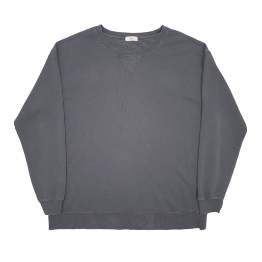 Womens Grey Hush Oversized Crewneck Jumper