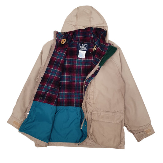 Womens Beige Woolrich Vintage Coat