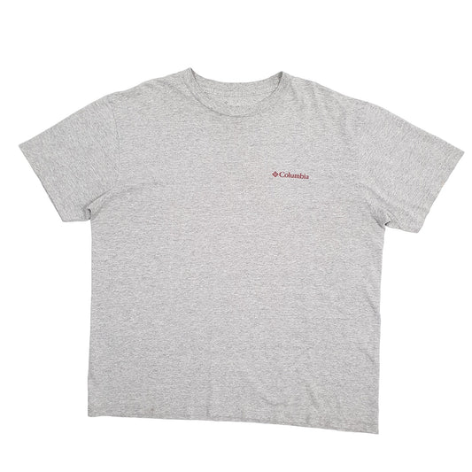 Mens Grey Columbia Sportswear PFG Fishing Short Sleeve T Shirt