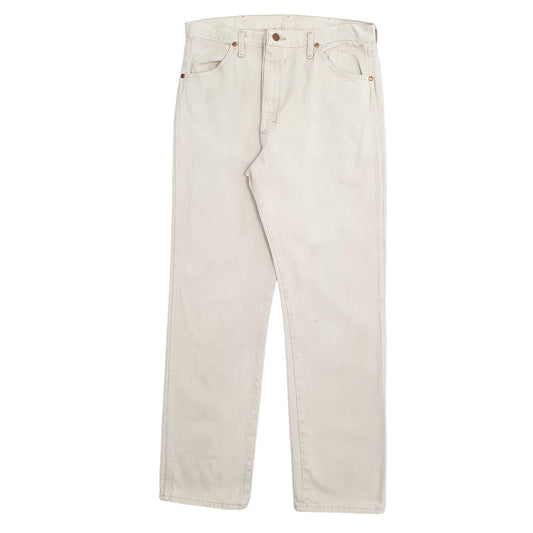 Mens Beige Lee Regular JeansW36 L34