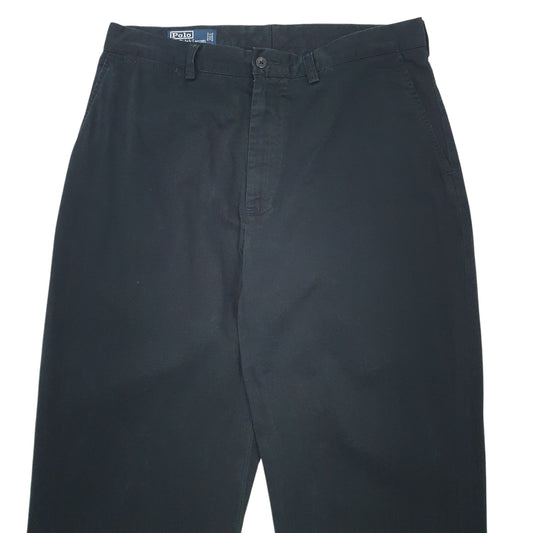 Mens Black Polo Ralph Lauren Prospect Pant Chino Trousers