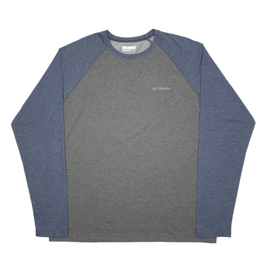 Mens Grey Columbia Sportswear Long Sleeve T Shirt