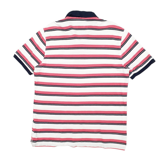 Mens Pink Crew Clothing Short Sleeve Polo Shirt