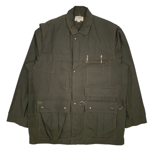 Mens Khaki Unbranded Euro Military Coat