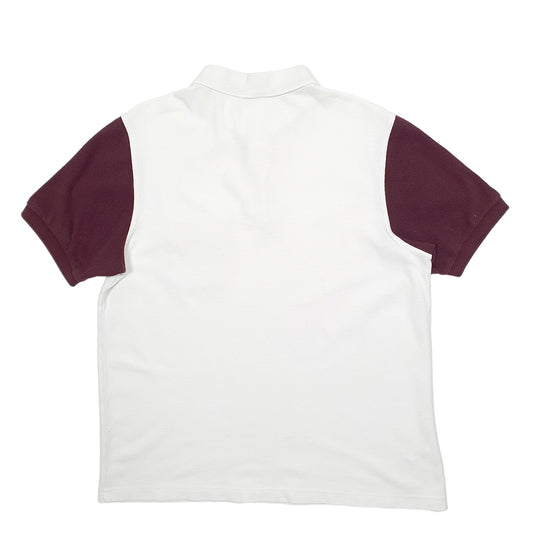 Mens White Fred Perry Short Sleeve Polo Shirt
