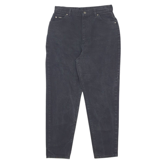 Womens Black Lee Vintage Made In USA Riders JeansW31 L30