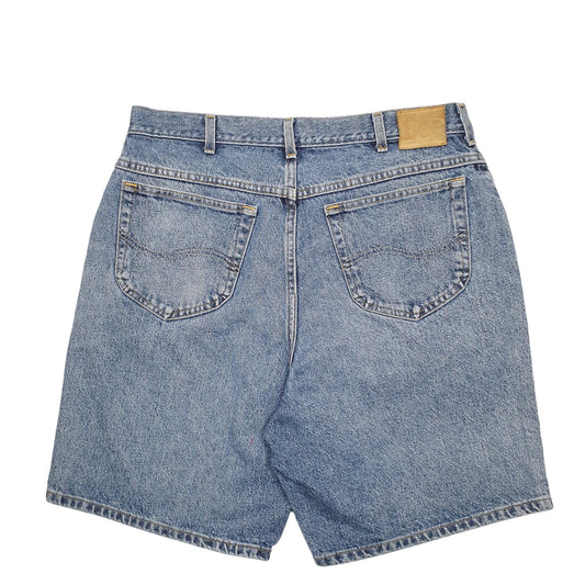 Mens Blue Lee Denim Shorts
