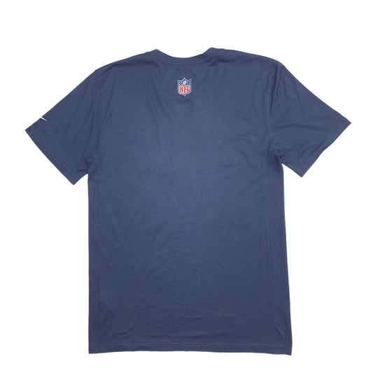 Mens Navy Nike NFL Football Dri-Fit Short Sleeve T Shirt