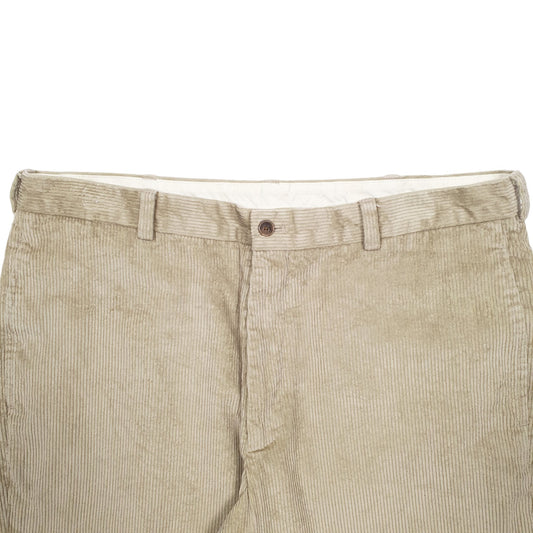 Mens Beige Brooks Brothers Corduroy Trousers
