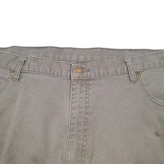 Mens Green Dickies Workwear Carpenter Trousers