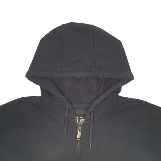 Mens Black Carhartt Workwear Full Zip Jumper