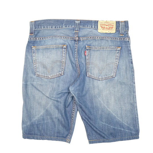 Mens Blue Levis 506 Regular Jorts Denim Shorts