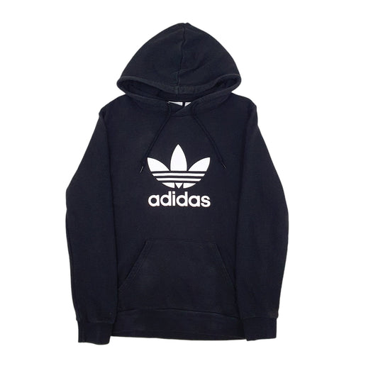 Mens Black Adidas Hoodie Jumper