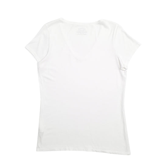 Womens White Fatface Short Sleeve T Shirt