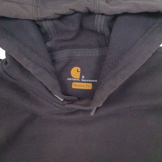 Mens Black Carhartt Hoodie Jumper